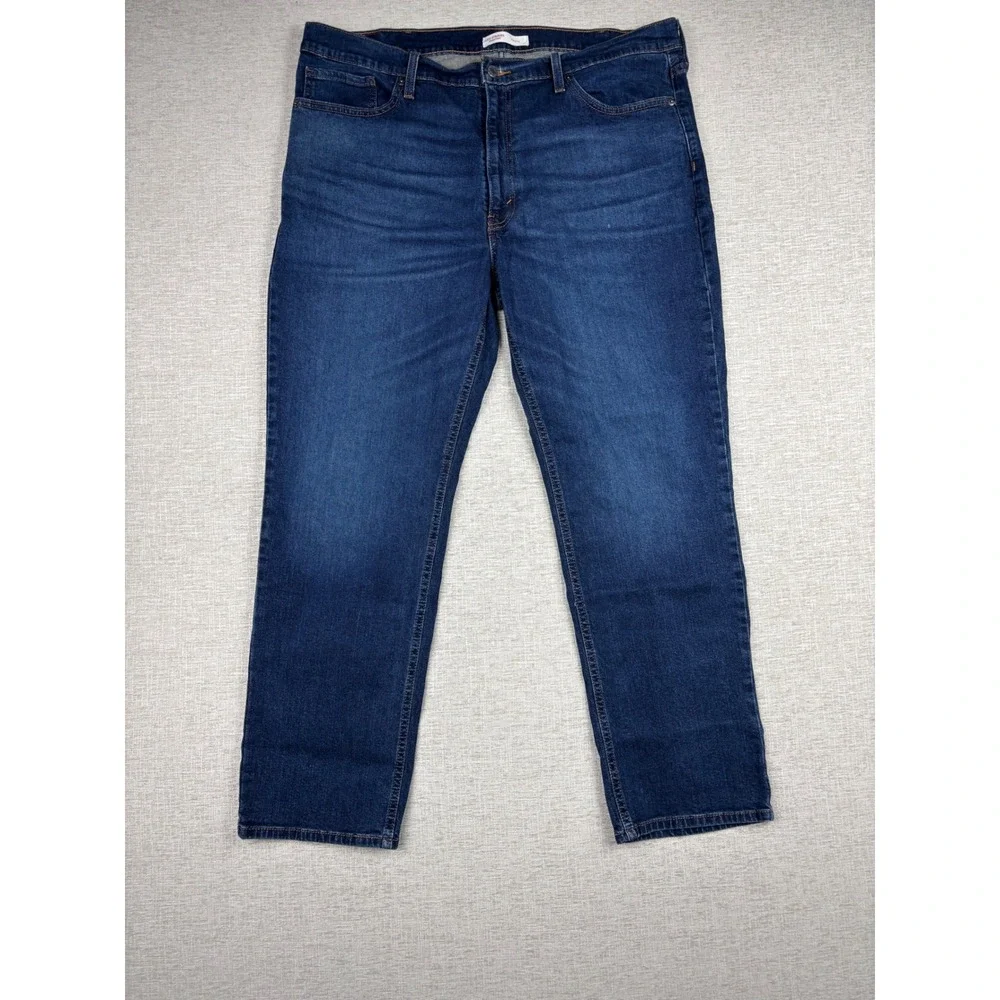Levi Strauss Signature Athletic Fit l Mens 40x32 Dark Wash Denim Jeans